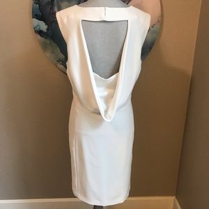 ZAPA white dress with open back (size unknown)